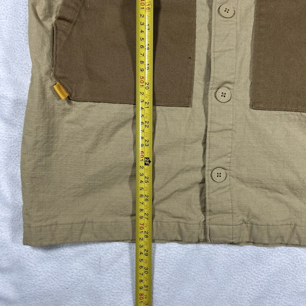 The North Face Field Shirt Jacket Shacket‎ Men's Large L Khaki Utility Brown